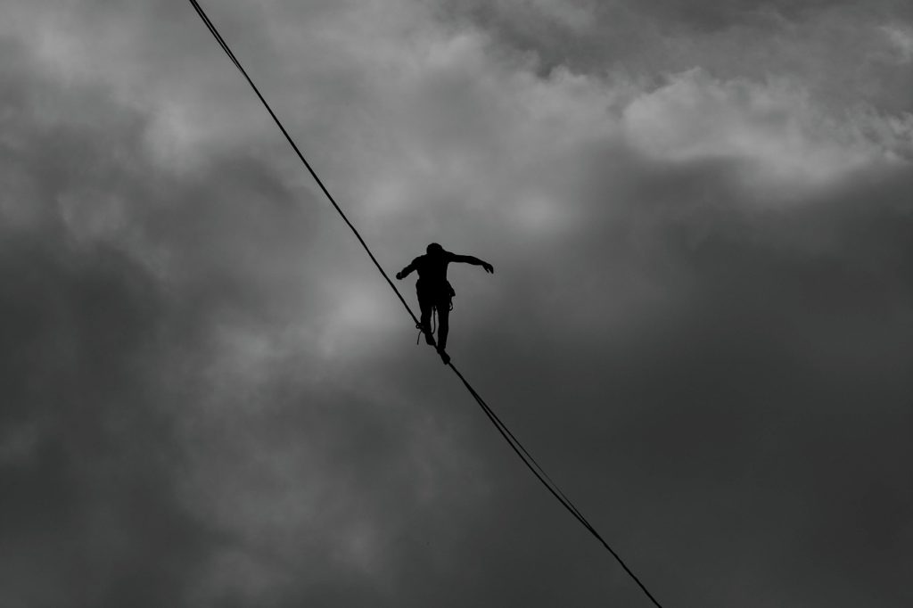 SKY WALK - Walk across a single rope suspended over the valley for a thrilling and safe experience.